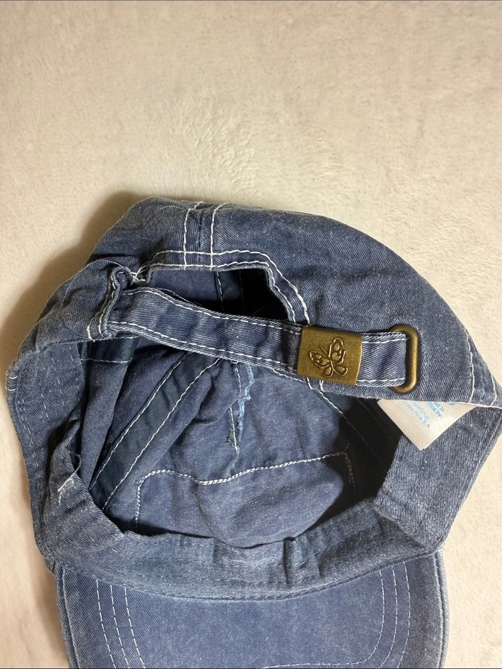 Pura Vida Navy Distressed Baseball Cap